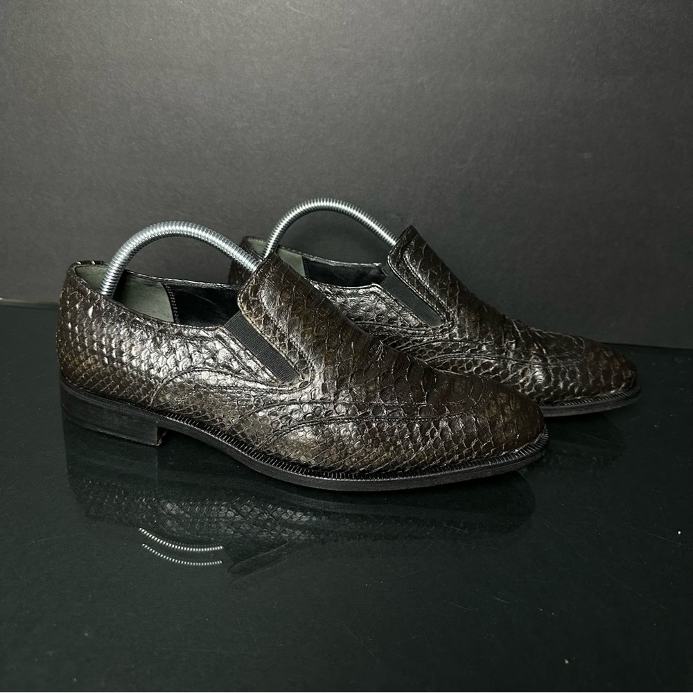 Salvatore Ferragamo Shoes 8.5 Brown Python. - image 7